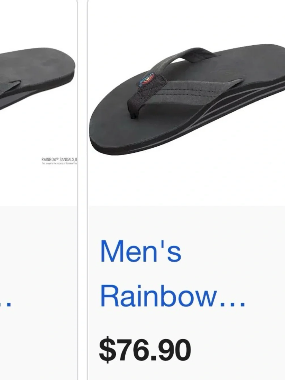 Rainbow casual black